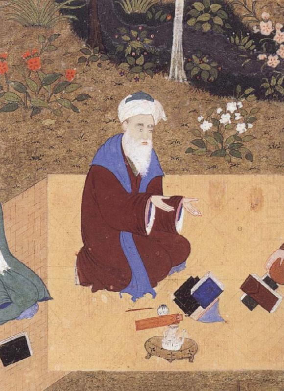 unknow artist The Poet Nizami sits in the highest rank among the great Persian poets of the past china oil painting image